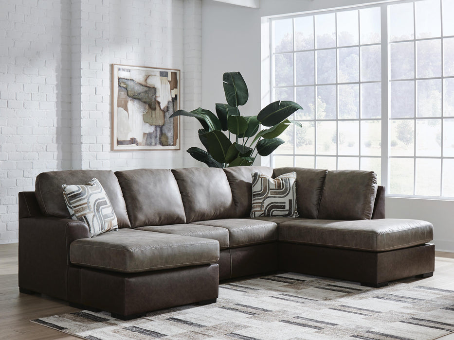Castille Way Sleeper Sectional with Chaise - Faith Furniture (Manhattan, KS)