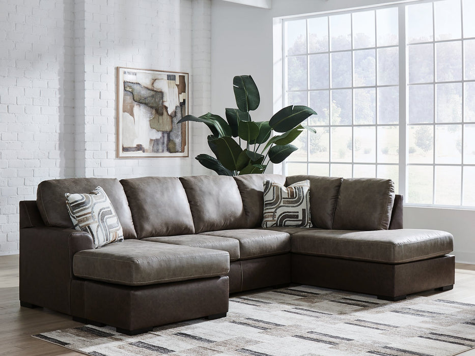 Castille Way Sleeper Sectional with Chaise - Faith Furniture (Manhattan, KS)