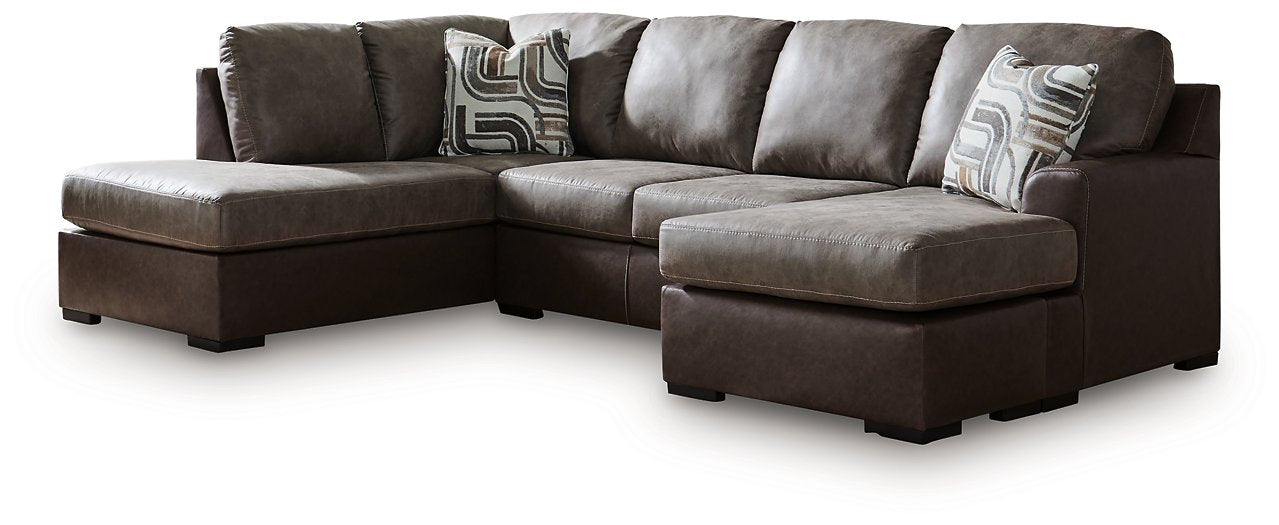 Castille Way Sleeper Sectional with Chaise - Faith Furniture (Manhattan, KS)
