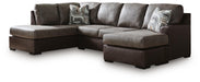 Castille Way Sleeper Sectional with Chaise - Faith Furniture (Manhattan, KS)