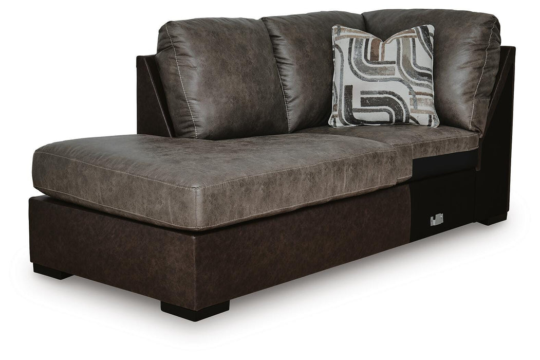 Castille Way Sleeper Sectional with Chaise - Faith Furniture (Manhattan, KS)