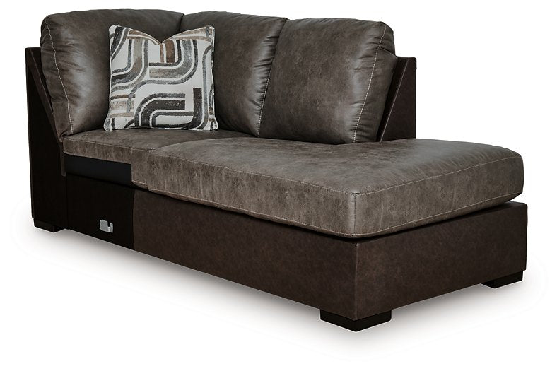 Castille Way Sleeper Sectional with Chaise - Faith Furniture (Manhattan, KS)
