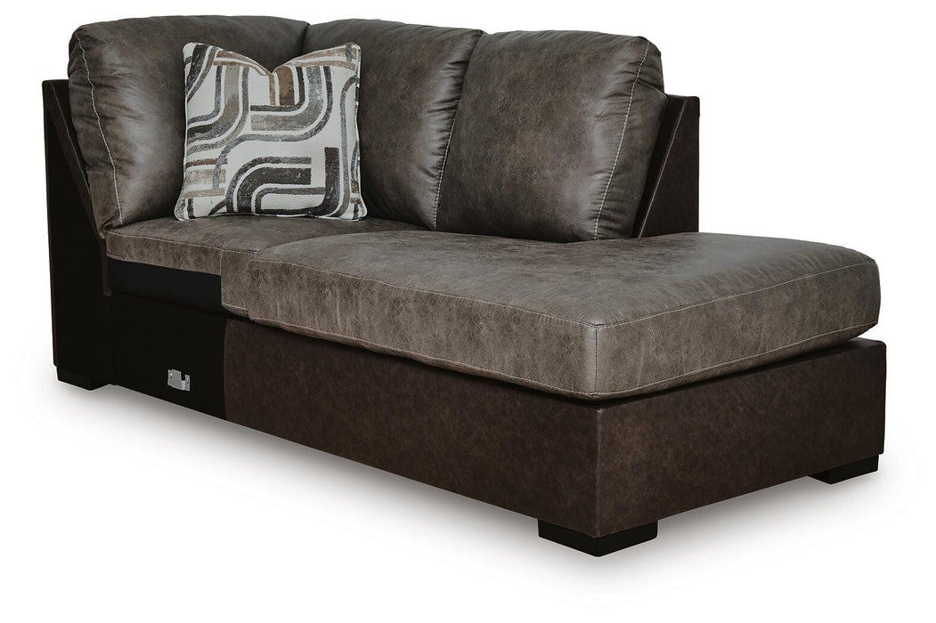 Castille Way Sleeper Sectional with Chaise - Faith Furniture (Manhattan, KS)