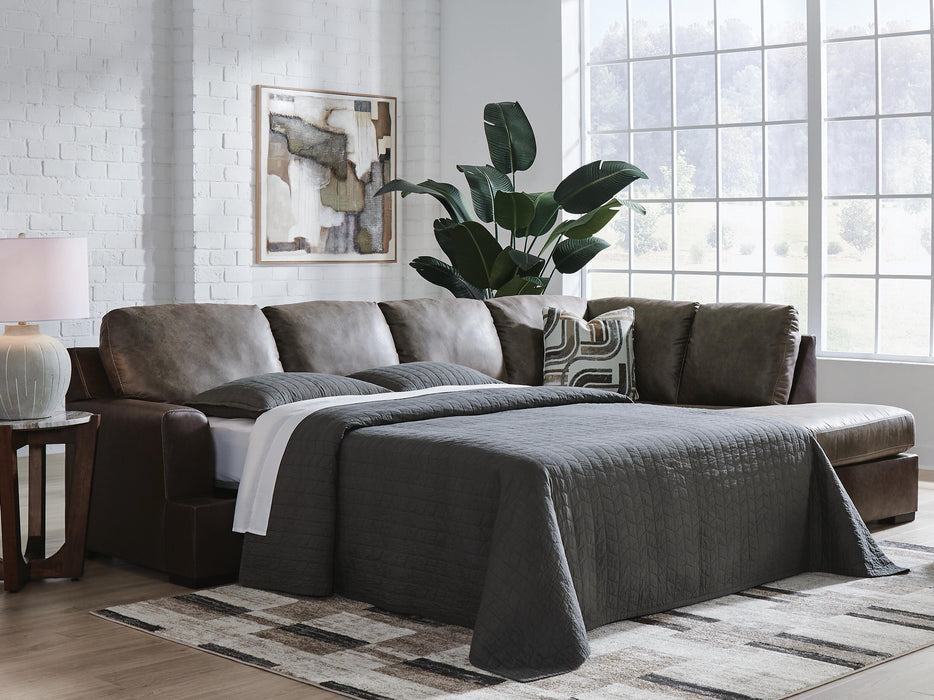 Castille Way Sleeper Sectional with Chaise - Faith Furniture (Manhattan, KS)