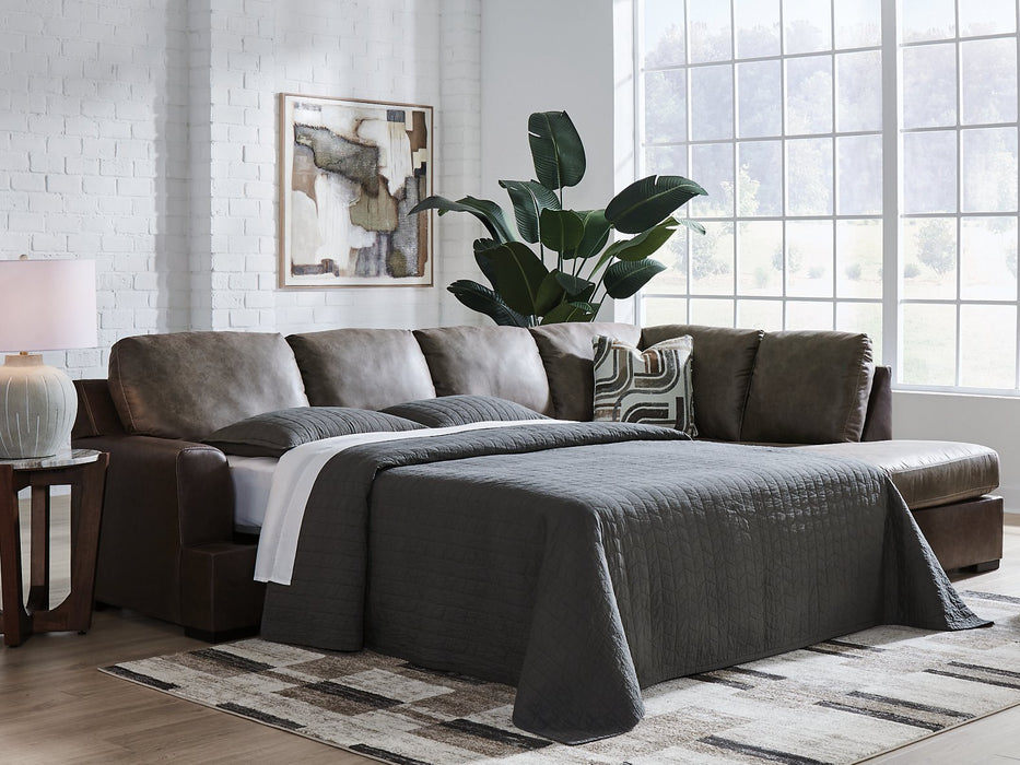 Castille Way Sleeper Sectional with Chaise - Faith Furniture (Manhattan, KS)
