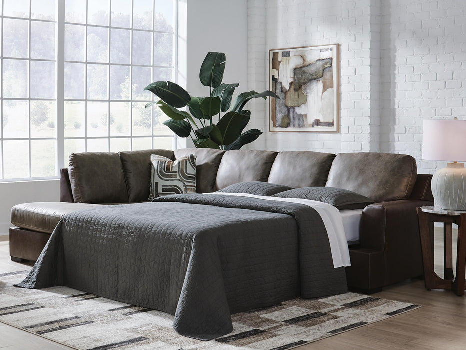 Castille Way Sleeper Sectional with Chaise - Faith Furniture (Manhattan, KS)