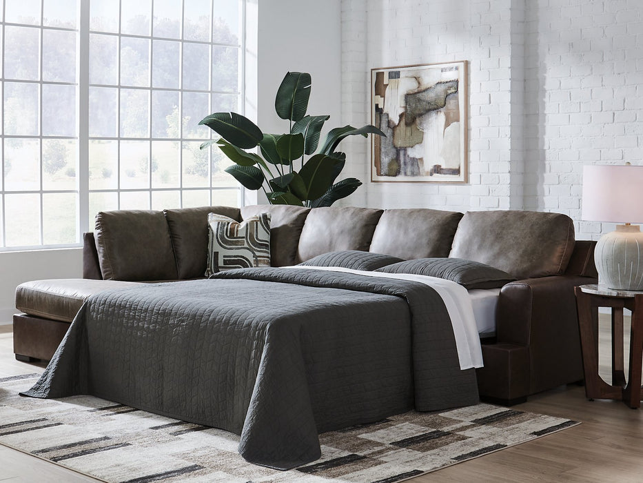 Castille Way Sleeper Sectional with Chaise - Faith Furniture (Manhattan, KS)