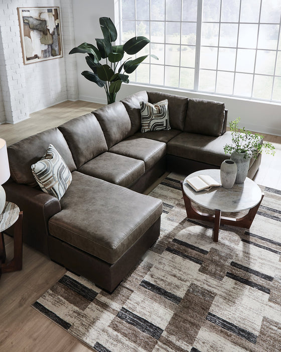 Castille Way Sleeper Sectional with Chaise - Faith Furniture (Manhattan, KS)