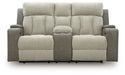 WhipLash Power Reclining Loveseat with Console - Faith Furniture (Manhattan, KS)