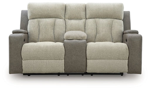 WhipLash Power Reclining Loveseat with Console - Faith Furniture (Manhattan, KS)
