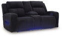Forest Lake Power Reclining Loveseat with Console - Faith Furniture (Manhattan, KS)