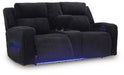 Forest Lake Power Reclining Loveseat with Console - Faith Furniture (Manhattan, KS)