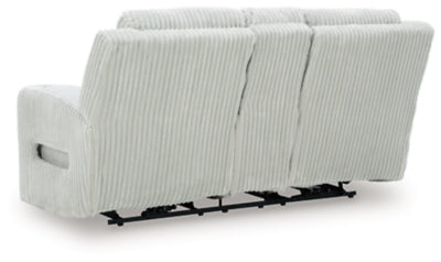 Forest Lake Power Reclining Loveseat with Console - Faith Furniture (Manhattan, KS)