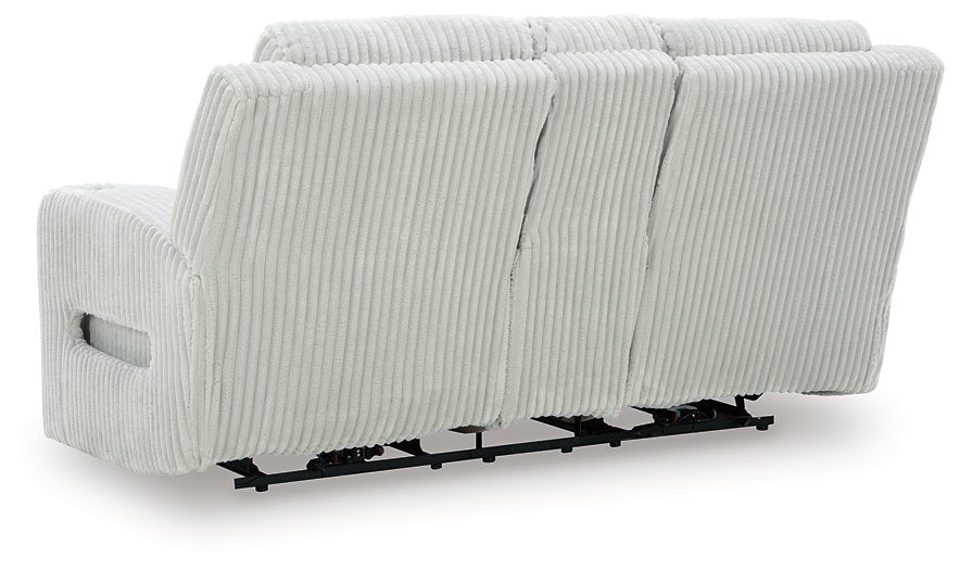 Forest Lake Power Reclining Loveseat with Console - Faith Furniture (Manhattan, KS)