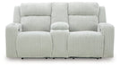 Forest Lake Power Reclining Loveseat with Console - Faith Furniture (Manhattan, KS)
