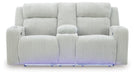 Forest Lake Power Reclining Loveseat with Console - Faith Furniture (Manhattan, KS)