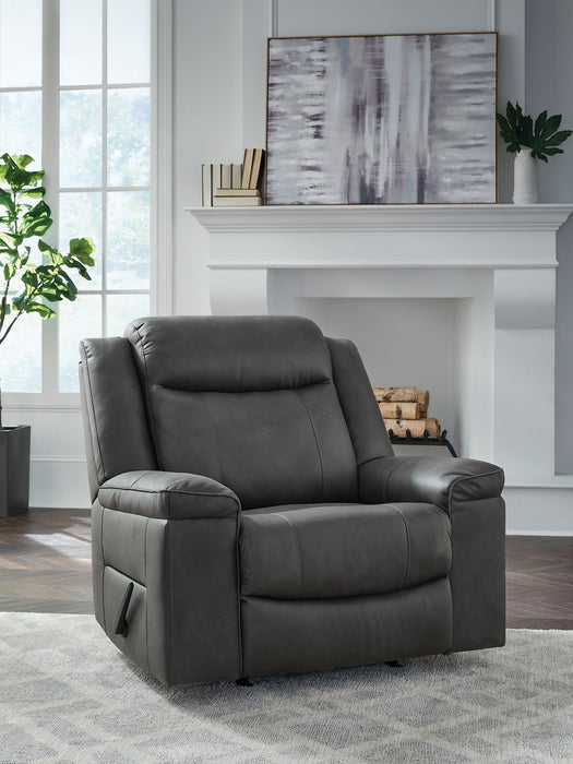 Status Check Recliner - Faith Furniture (Manhattan, KS)