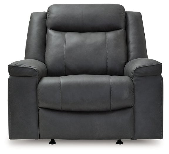 Status Check Recliner - Faith Furniture (Manhattan, KS)
