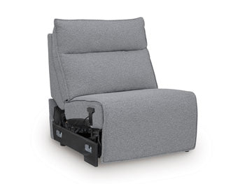 ModMax II Reclining Sectional with Chaise and Audio Console - Faith Furniture (Manhattan, KS)