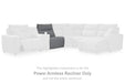 ModMax II Reclining Sectional with Chaise and Audio Console - Faith Furniture (Manhattan, KS)