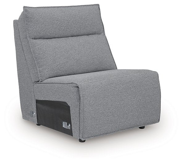 ModMax II Reclining Sectional with Chaise and Audio Console - Faith Furniture (Manhattan, KS)