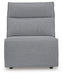 ModMax II Reclining Sectional with Chaise and Audio Console - Faith Furniture (Manhattan, KS)