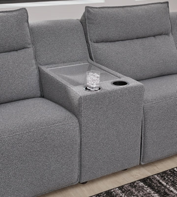 Modmax Power Reclining Sectional with Chaise - Faith Furniture (Manhattan, KS)