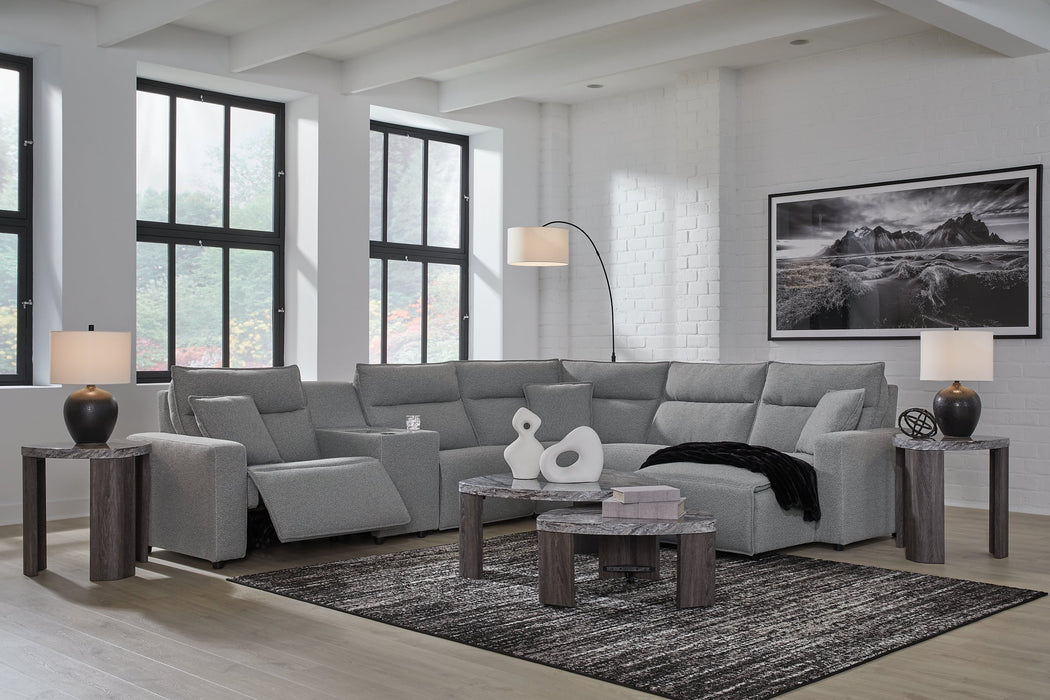 Modmax Power Reclining Sectional with Chaise - Faith Furniture (Manhattan, KS)