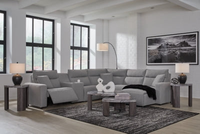 Modmax Power Reclining Sectional with Chaise - Faith Furniture (Manhattan, KS)