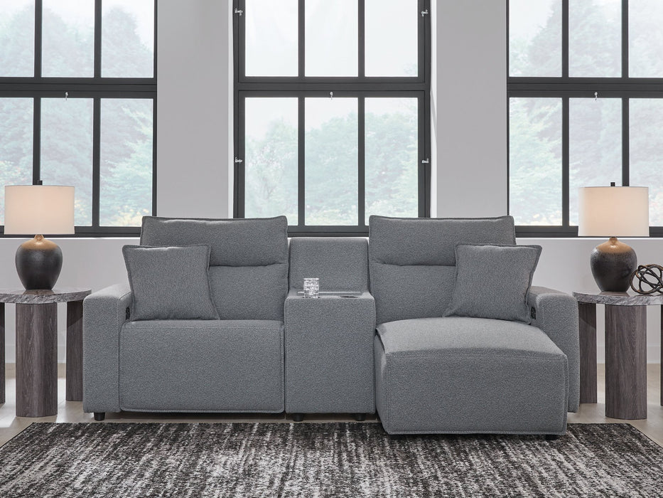 Modmax Power Reclining Sectional with Chaise - Faith Furniture (Manhattan, KS)
