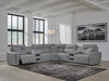 Modmax Power Reclining Sectional with Chaise - Faith Furniture (Manhattan, KS)