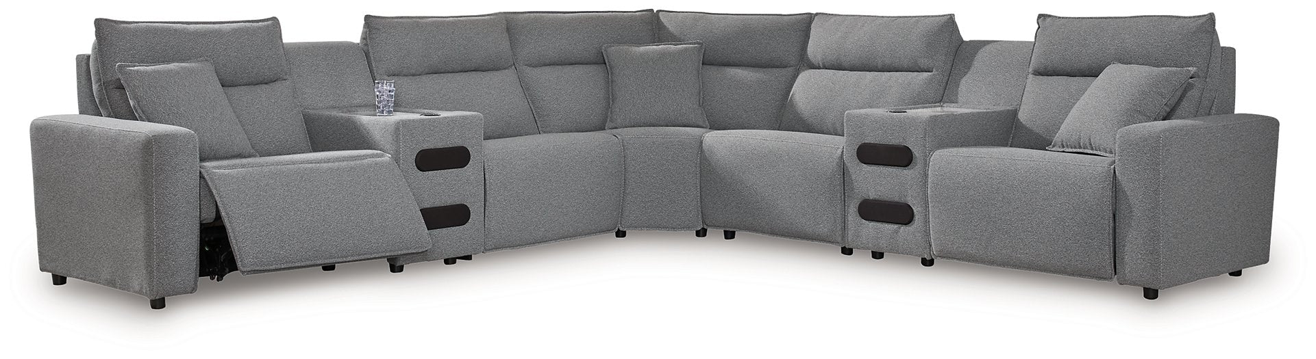 Modmax Power Reclining Sectional with Chaise - Faith Furniture (Manhattan, KS)