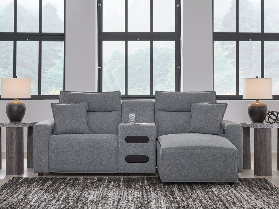 Modmax Power Reclining Sectional with Chaise - Faith Furniture (Manhattan, KS)