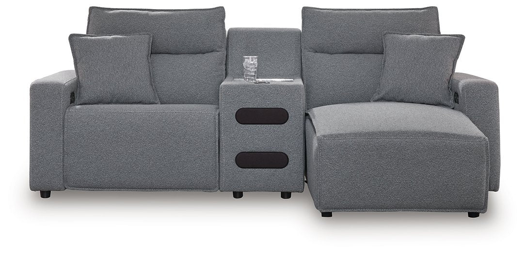Modmax Power Reclining Sectional with Chaise - Faith Furniture (Manhattan, KS)