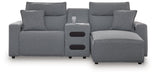 Modmax Power Reclining Sectional with Chaise - Faith Furniture (Manhattan, KS)