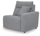 ModMax II Reclining Sectional with Chaise and Audio Console - Faith Furniture (Manhattan, KS)