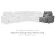 ModMax II Reclining Sectional with Chaise and Audio Console - Faith Furniture (Manhattan, KS)