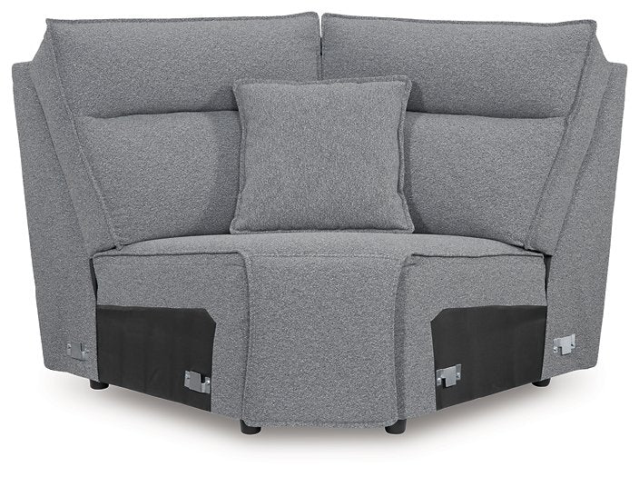 ModMax II Reclining Sectional with Chaise and Audio Console - Faith Furniture (Manhattan, KS)