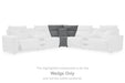 ModMax II Reclining Sectional with Chaise and Audio Console - Faith Furniture (Manhattan, KS)