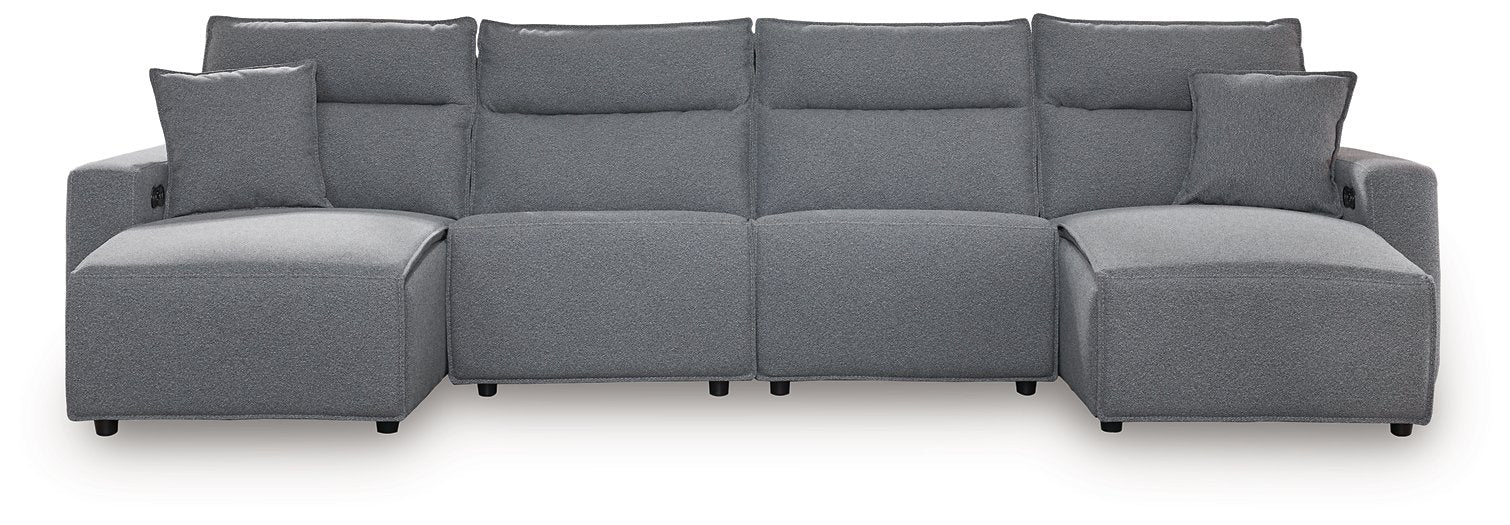 Modmax Power Reclining Sectional with Chaise - Faith Furniture (Manhattan, KS)