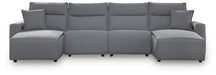 Modmax Power Reclining Sectional with Chaise - Faith Furniture (Manhattan, KS)