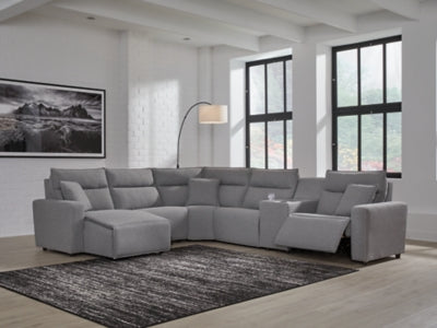 Modmax Power Reclining Sectional with Chaise - Faith Furniture (Manhattan, KS)