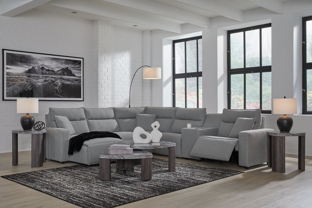 Modmax Power Reclining Sectional with Chaise - Faith Furniture (Manhattan, KS)