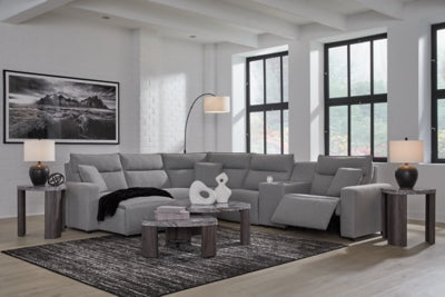 Modmax Power Reclining Sectional with Chaise - Faith Furniture (Manhattan, KS)