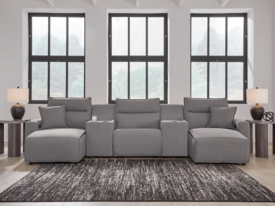 Modmax Power Reclining Sectional with Chaise - Faith Furniture (Manhattan, KS)