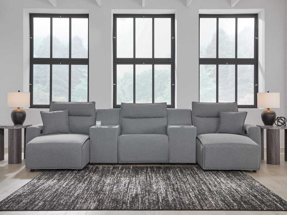 Modmax Power Reclining Sectional with Chaise - Faith Furniture (Manhattan, KS)