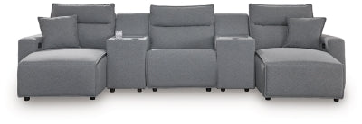 Modmax Power Reclining Sectional with Chaise - Faith Furniture (Manhattan, KS)