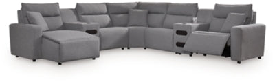Modmax Power Reclining Sectional with Chaise - Faith Furniture (Manhattan, KS)