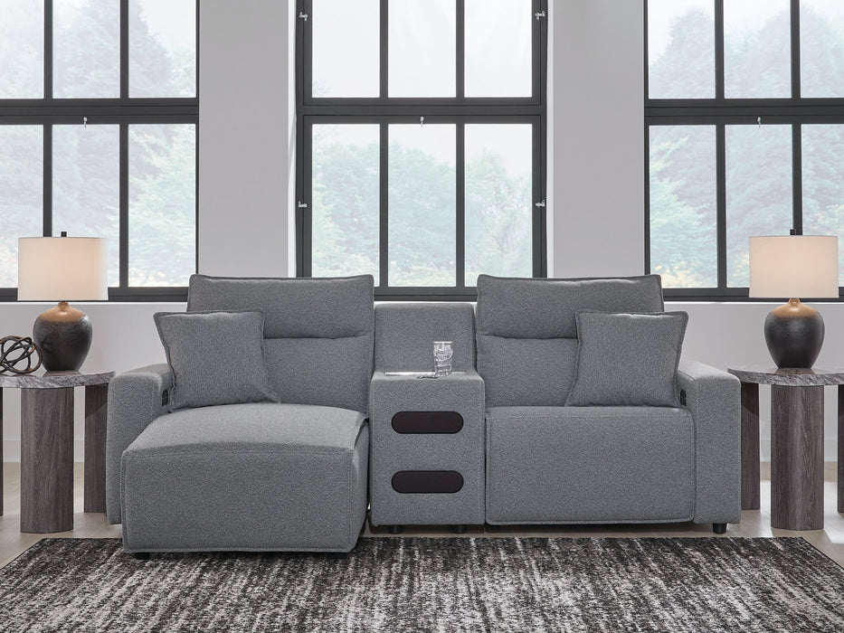 Modmax Power Reclining Sectional with Chaise - Faith Furniture (Manhattan, KS)