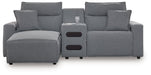Modmax Power Reclining Sectional with Chaise - Faith Furniture (Manhattan, KS)